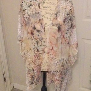 Pastel Floral Shoulder Cover/Jacket